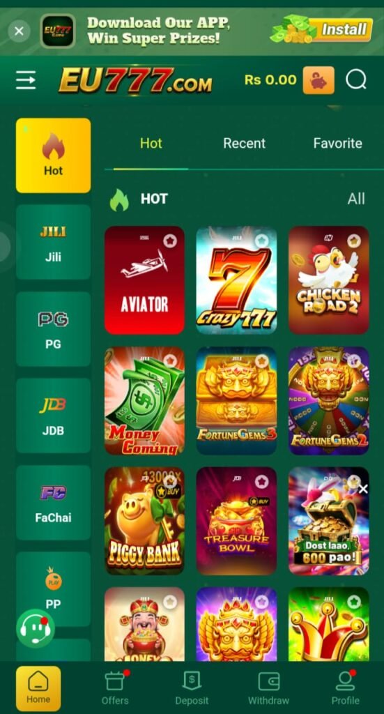Game interface